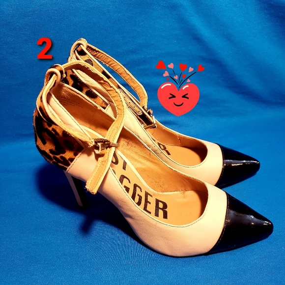 KELSI DAGGER LEATHER SHOES HEELS - Picture 2 of 5